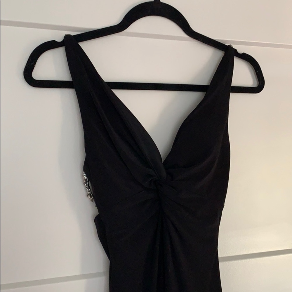 Open Back Full Length Dress